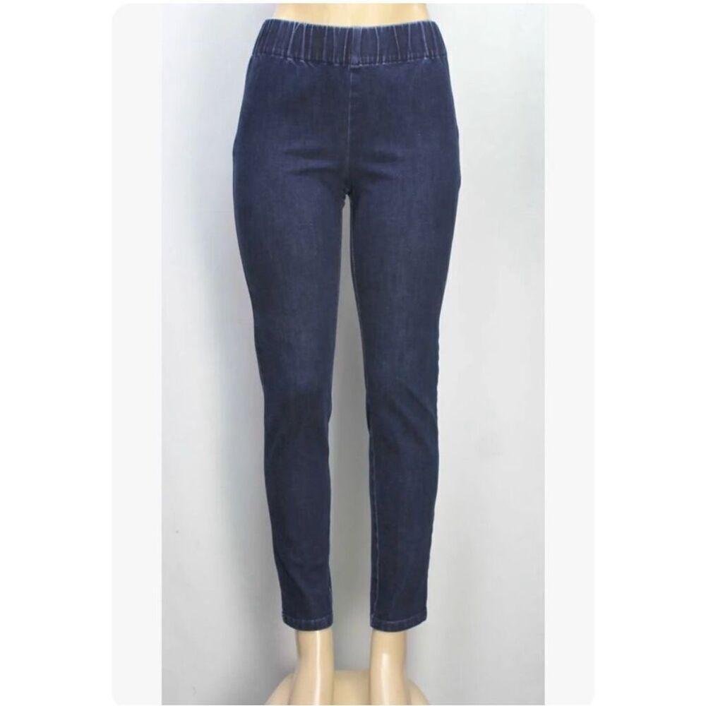 ✨Soft Surroundings Metro Skinny Denim Sz Medium Legging Jeans✨ - Picture 3 of 9